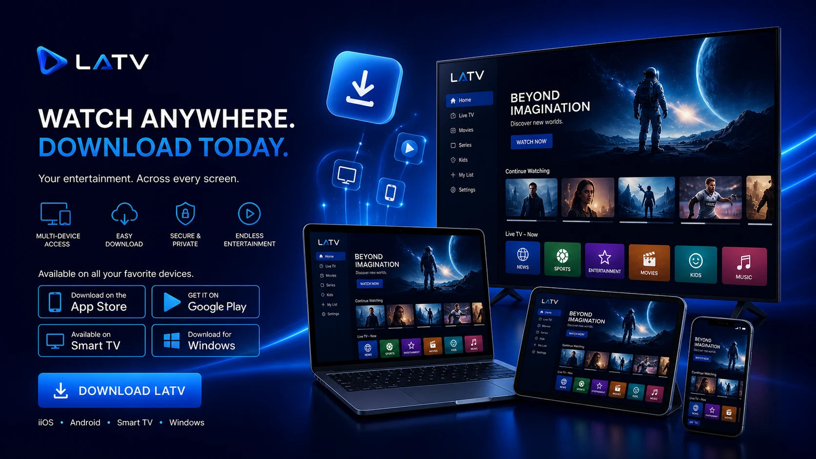 Centro de descargas LATV